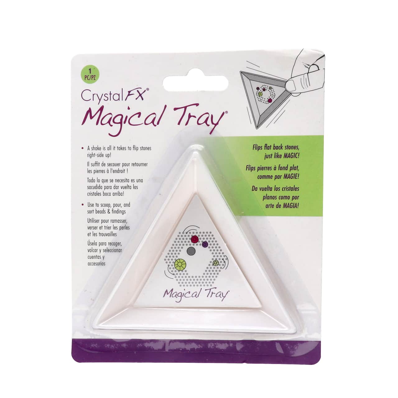The Beadsmith® CrystalFX® Magical Tray®